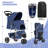 Foldable Pet Dog and Cat Stroller with Adjustable Canopy Storage Basket and Cup Holder for Small and Medium Pets-110958664