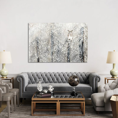 Snowy Habitat I by Alicia Ludwig - Wrapped Canvas Painting
