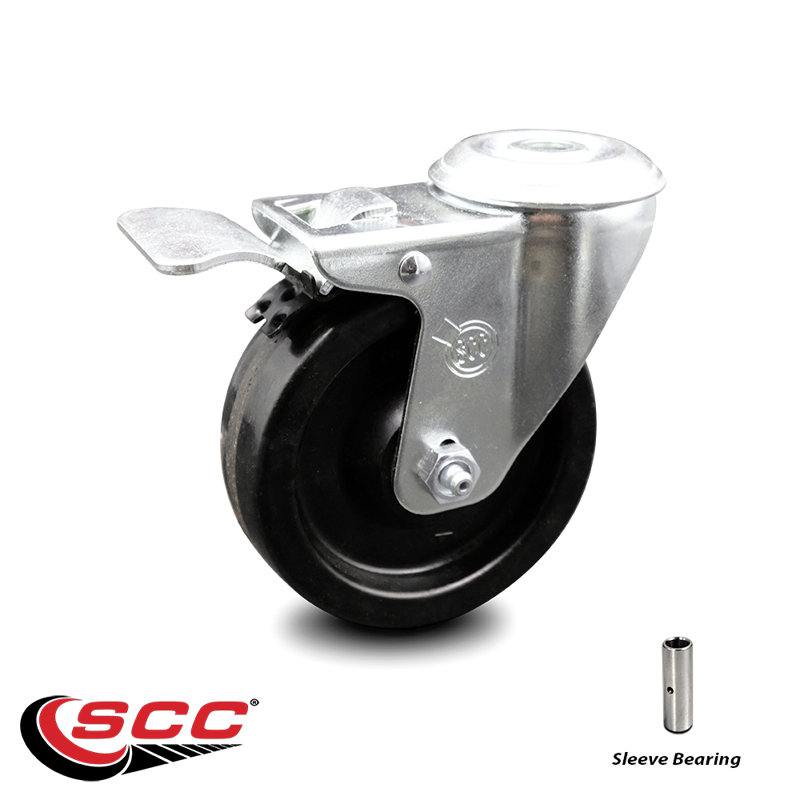 Phenolic Wheel Bolt Hole with Total Lock Brake