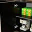 Buffet l 63 po avec 4 portes cannelées et tablettes réglables-646386512
