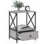 Cinar 50cm W Iron Bedside Table-306003869