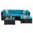 Brookwood 3 - Person Modular Patio Conversation Set with Cushions-1935598346