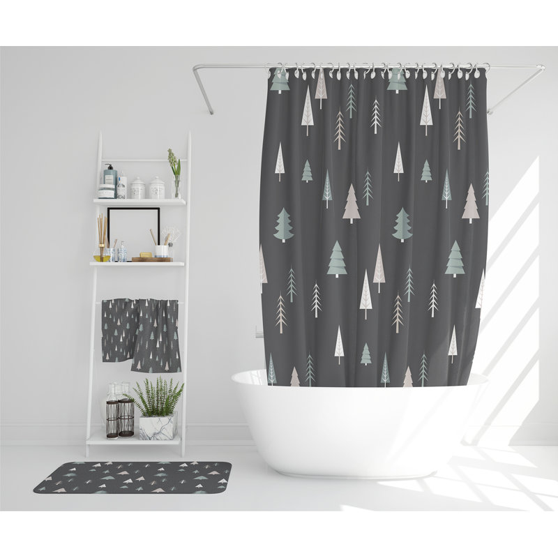 Lugenia Polyester Shower Curtain Set