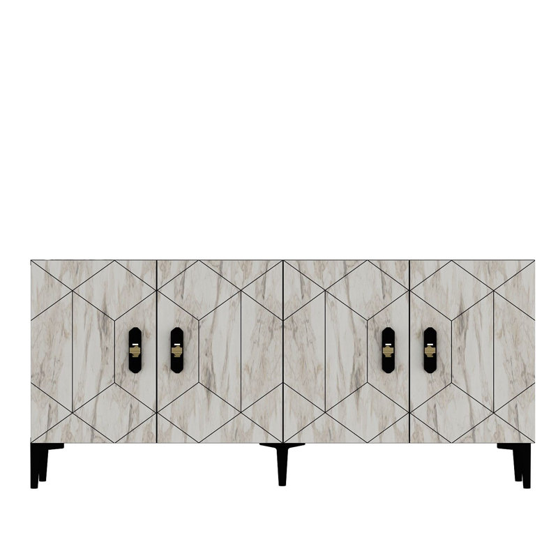 Olivia 150cm Console Table, Vintage White