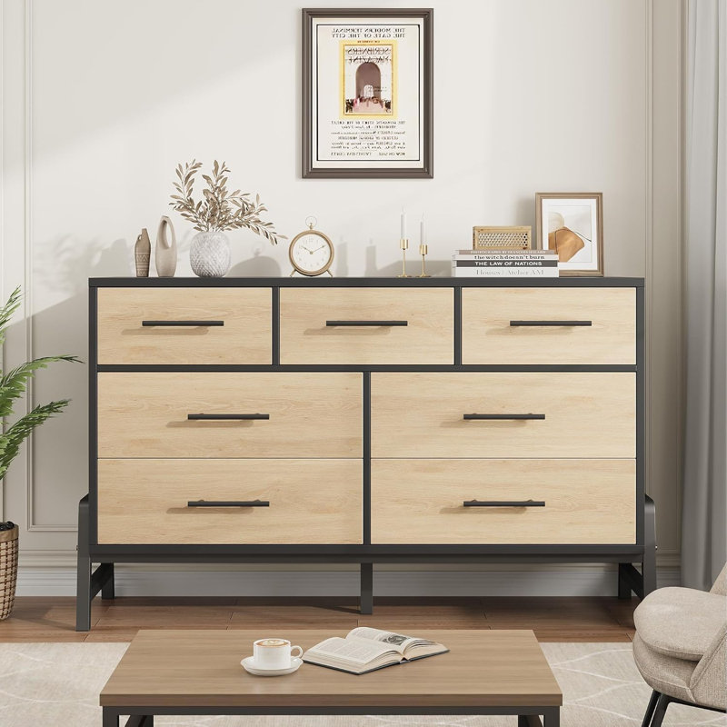 132.1 cm W Chest of 7 Drawers