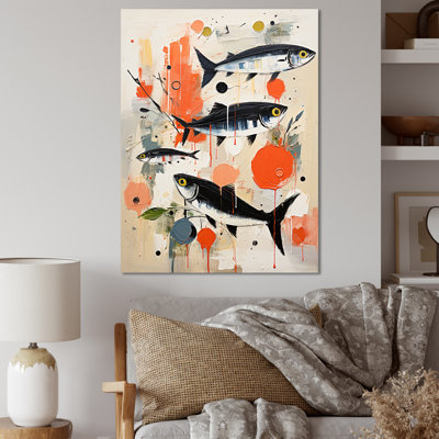 Jadvyga " Abstract Seafood Representation Acrylic "