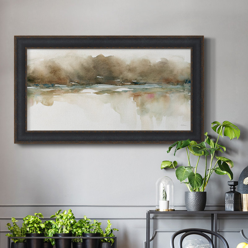 «Softer Reflections», reproduction d'un seul cadre photo sur toile, H 21 po x l 37 po x P 2,5 po