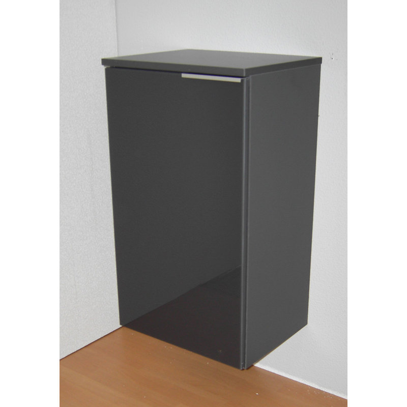 Kara Bathroom Cabinet, Anthracite, Door hinge: Right