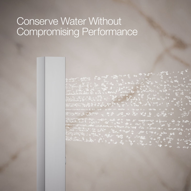 Shift + Square Two-Function Handshower, Multi-Function Handheld Shower Head, 1.75 GPM, Polished Chrome, 1.75 GPM, Square