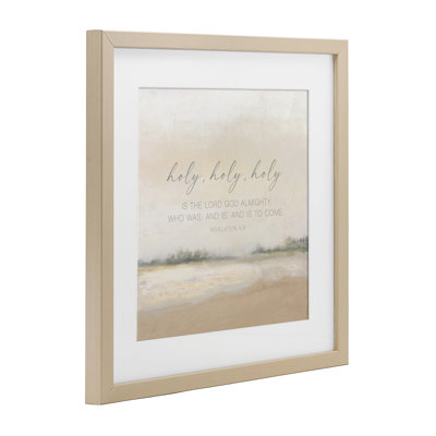 «Saint Revelation Proverb», reproduction sous verre encadrée, design par John Spaeth