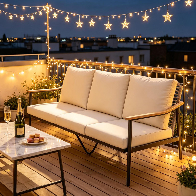Canapé d'extérieur 3 places Chic Wicker