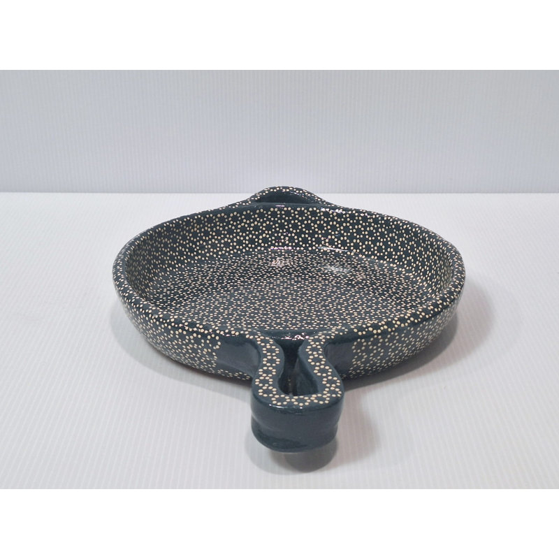 8" Baltic Blue Clay Frying Pan