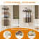 Towel Racks Wall Mounted For Rolled Towels, Single 3 Bar Towel Storage For Bathroom   