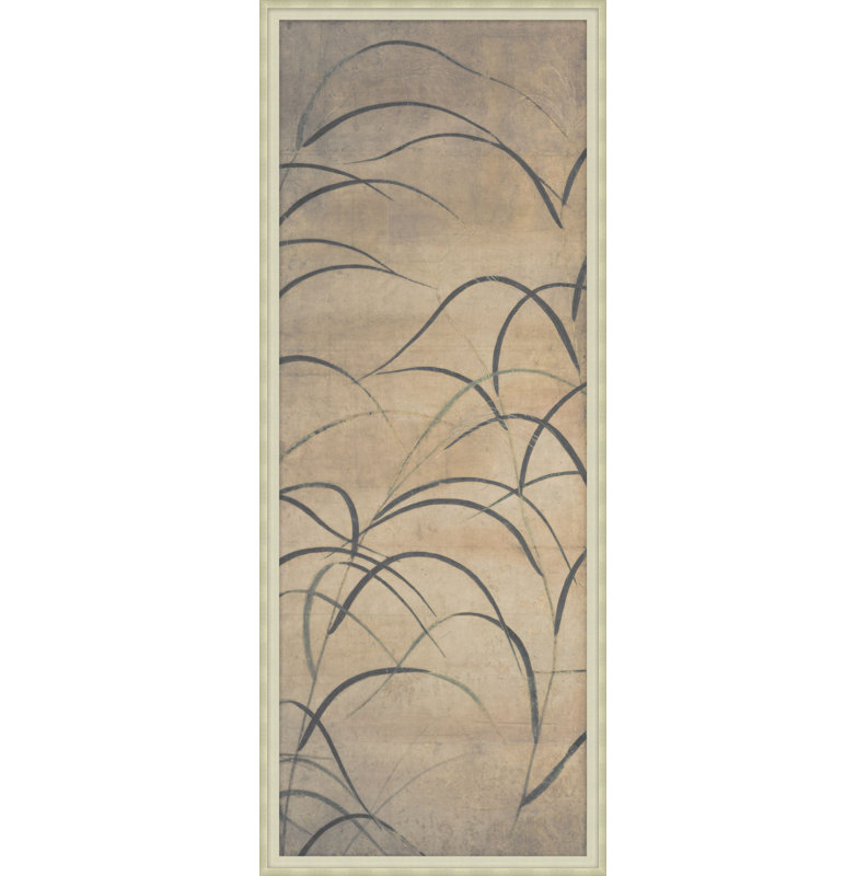 Chinese Grass 8 Framed Print Canvas, 47.75" H x 19.75" W