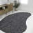 Ollin Modern Rustic Organic Curve Dark Gray Indoor/Outdoor Rug-1956045377