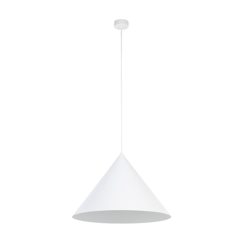 CONO Pendant Lamp XL, White, 67" H x 20" W