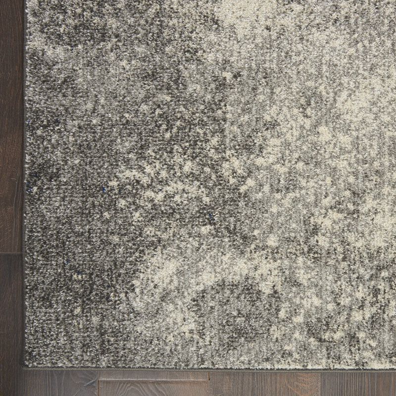 Tapis noir contemporain Augusta, Rectangle 1 pi 10 po x 2 pi 10 po