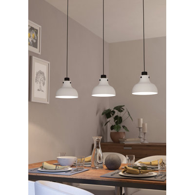 Maia Black and Light Gray Pendant Light