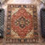 High-Quality Hand-Knotted Red And Blue Area Rug-523340163