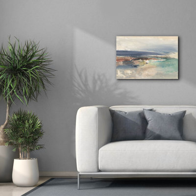 Epic Graffiti 'European Coastal Abstract 2'  by Ethan Harper Canvas Wall Art, 26" x 18"