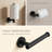 Radius 4-Piece Bathroom Hardware Set in Matte Black-126538039