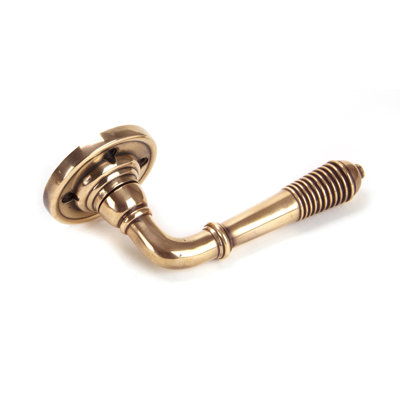 Reeded Lever on Rose Set - Unsprung