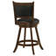 Chestnut And Black Wooden Swivel Stool (Set Of 2)