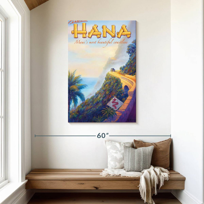Aime Visit Hana, 45" H x 30" W