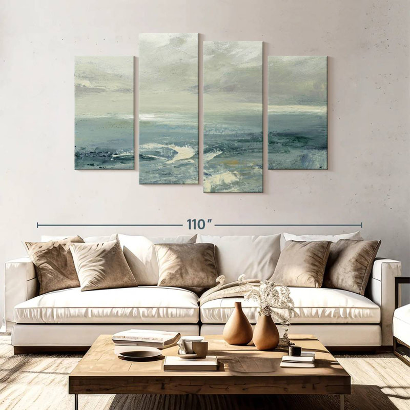 Avery Summer Beach Waves, 54" H x 84" W