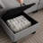109 Inch Gray Chenille Modular Sectional Sofa,  L-Shaped Cloud Couch With Storage Ottoman, DIY Combination For Living Room-1649780903-1649780892