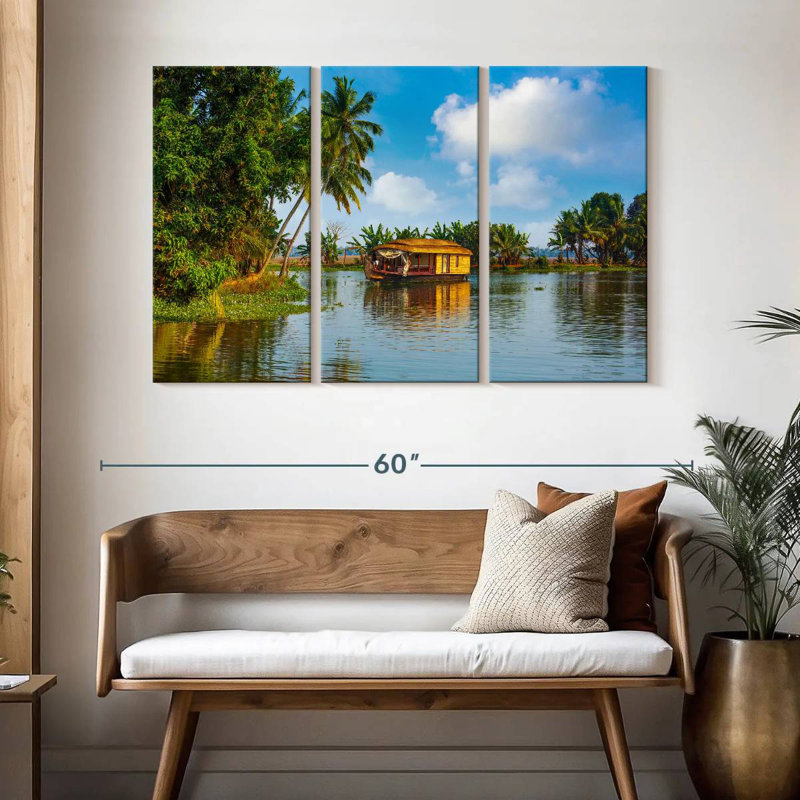 Alvord Houseboat, 32" H x 50" W