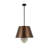 Rock On 4-Light Pendant - Brontourage/Matte Black