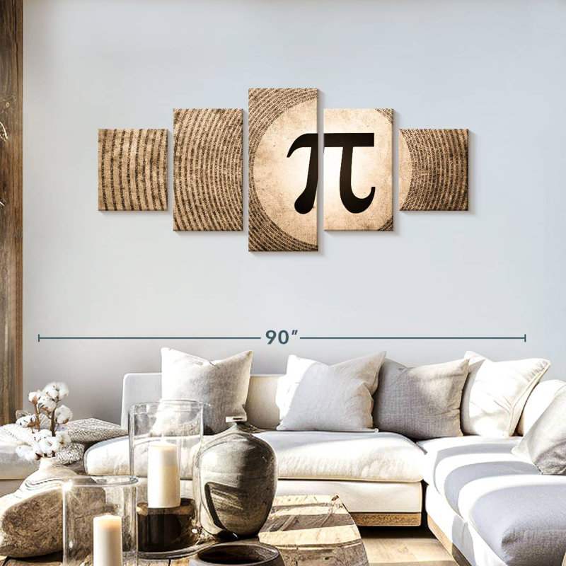 Grunge Pi, H 30 po x l 68 po