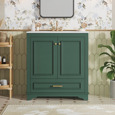 Meuble-lavabo 30 po avec lavabo en céramique