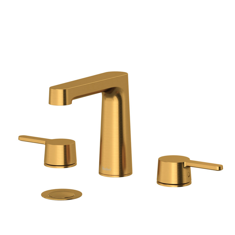 Nibi Widespread Lavatory Faucet, Brushed Gold