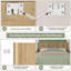 Headboard Modern Fluted Wall-Mounted Head Board With Lighting-1815549410-1814627320