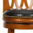 Brockway Swivel Upholstered Counter Stool with Solid Wood Frame