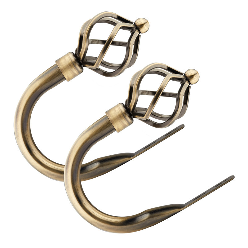 Abeer 20cm Curtain Holdback, Antique Brass
