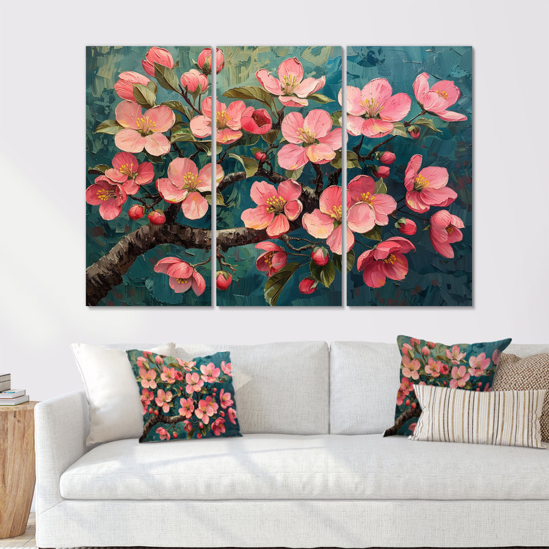 Lemire 3 pièces, Toile tendue, H 40 po x l 60 po x P 1 po