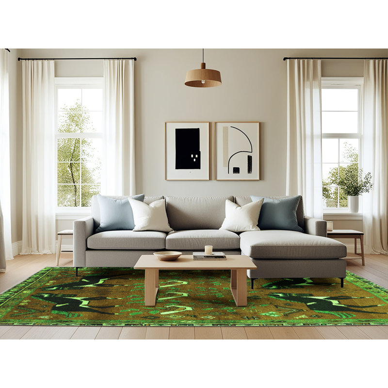 Performance Oriental Indoor Rug, Rectangle 6' x 9'