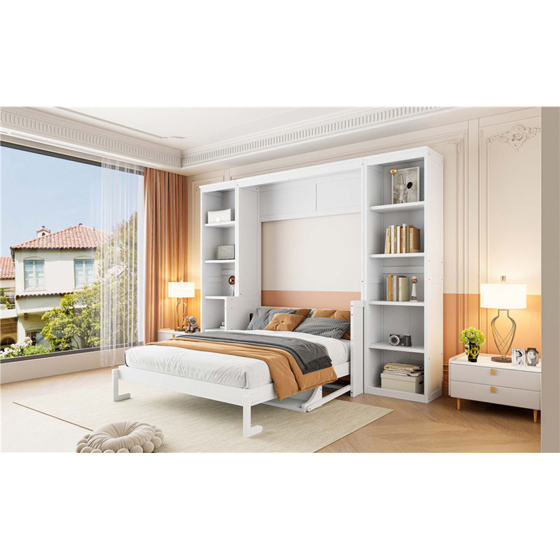 Murphy Bed With Desk And Bookshelf