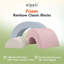 Blocs de jeu en mousse KIDKII Rainbow Classic, ensemble d'escalade d'intérieur pour tout-petits, pastel-135509641