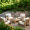 Chaise de patio avec coussins Richmond