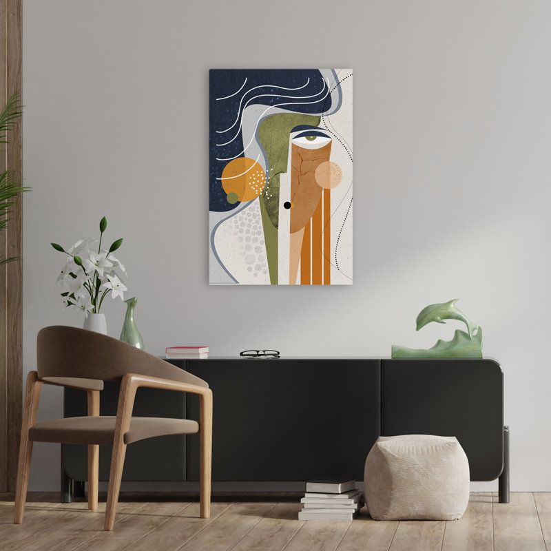 Aura - Art figuratif abstrait, H 36 po x l 24 po