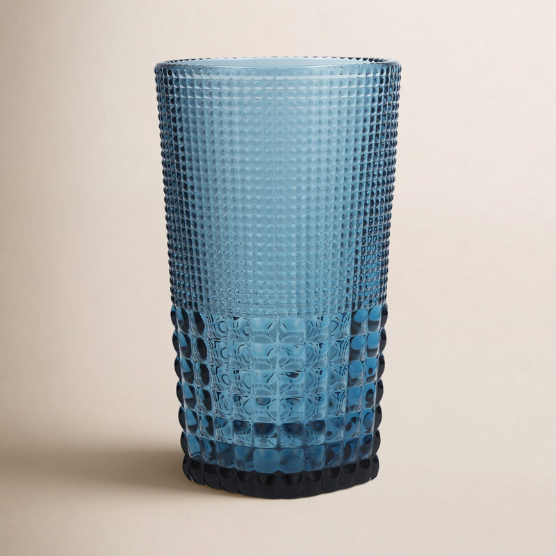Malcolm Drinking Glass, 15 oz., Cornflower