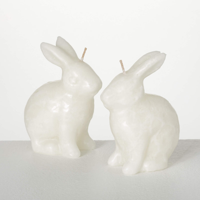 Bougie fantaisie Bunny, Blanc