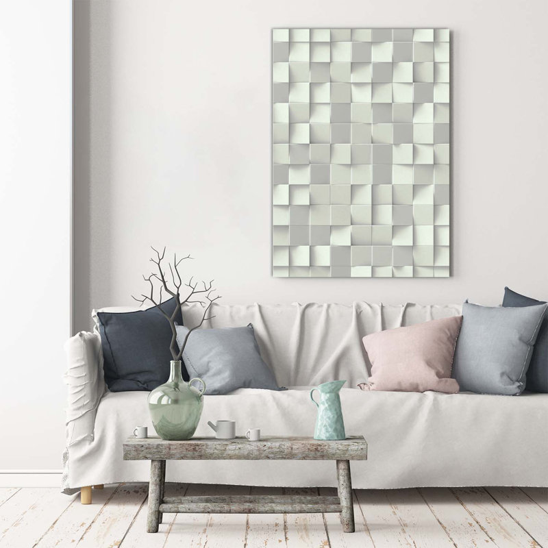 Geometric Pattern - Wrapped Canvas Print