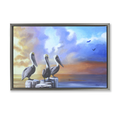 «Vivid Pelican Trio» par D. Rust