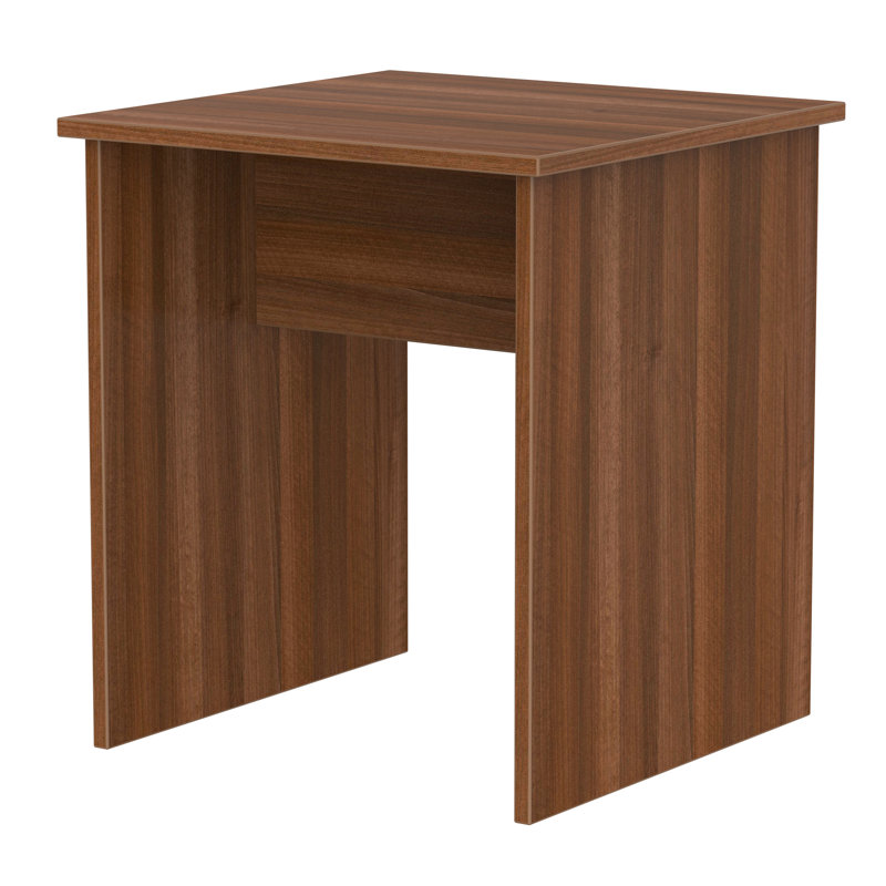 Fully Assembled Daryl Side Table, Noche Walnut