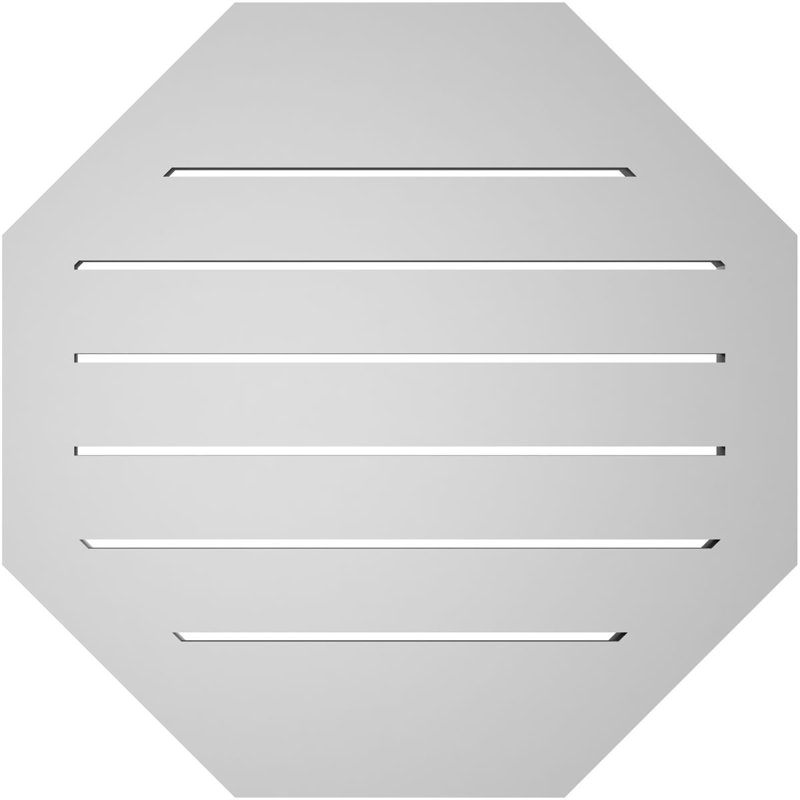 Évent octogonal fonctionnel à pignon octogonal Signature, H 38 po x l 38 po x P 2 po